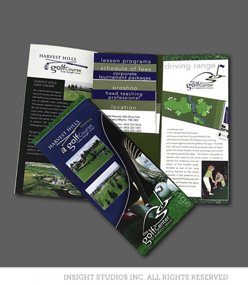 Harvest Hills Golf brochure 
