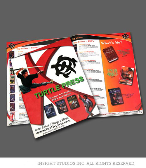 Turtle Press Martial arts brochure 