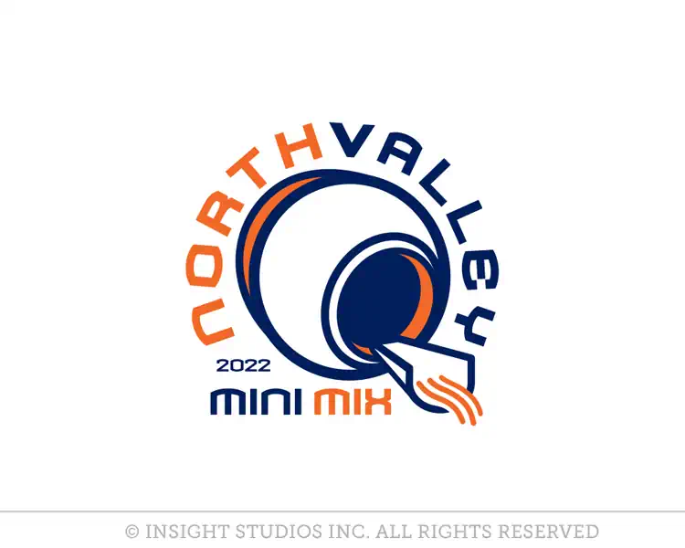 North Valley Mini Mix logo design