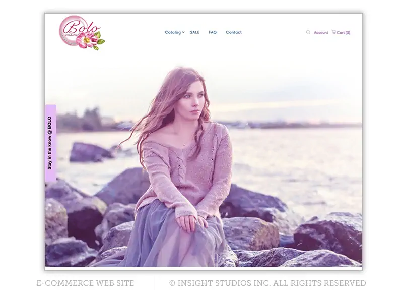 BOLO Womens Wear Ecommerce website